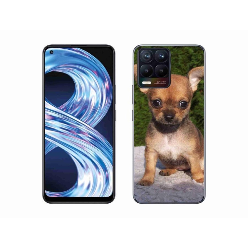 Gélový obal mmCase na mobil Realme 8 Pro - čivava 3