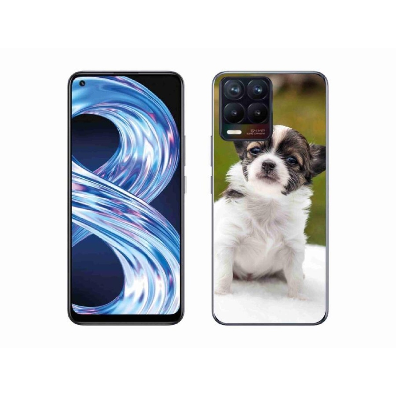 Gélový obal mmCase na mobil Realme 8 Pro - čivava 4