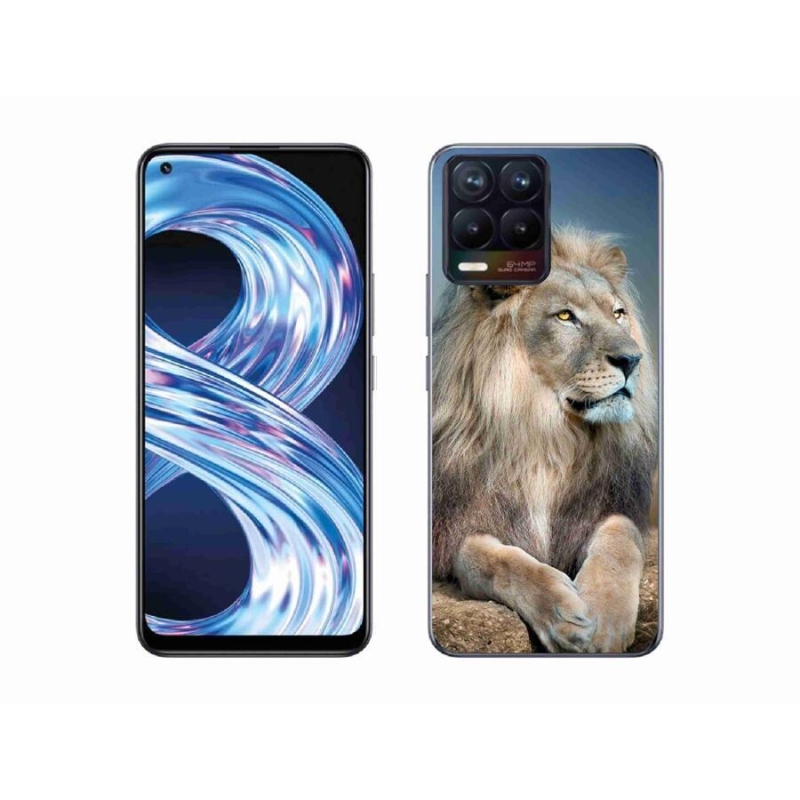 Gélový obal mmCase na mobil Realme 8 Pro - lev 1