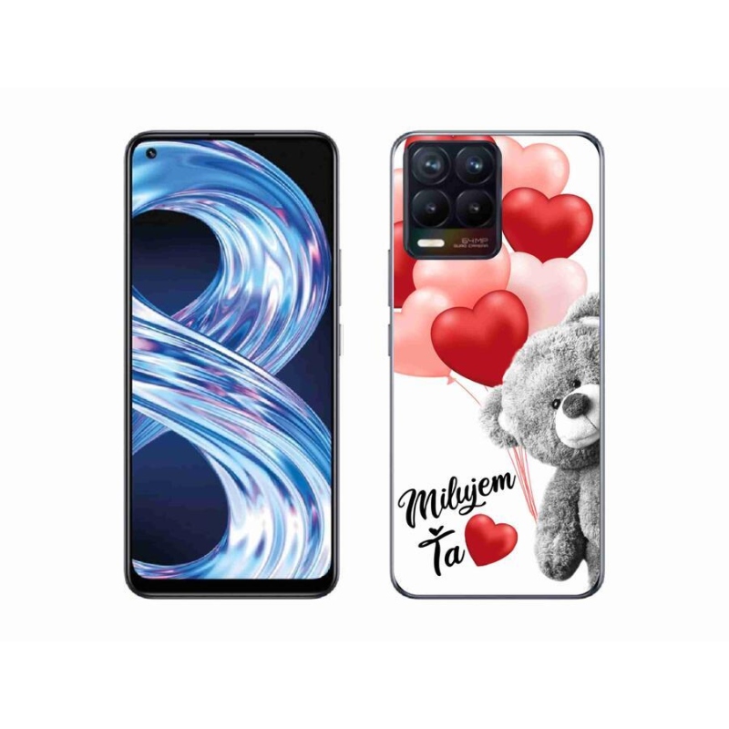 Gélový obal mmCase na mobil Realme 8 Pro - milujem Ťa sk