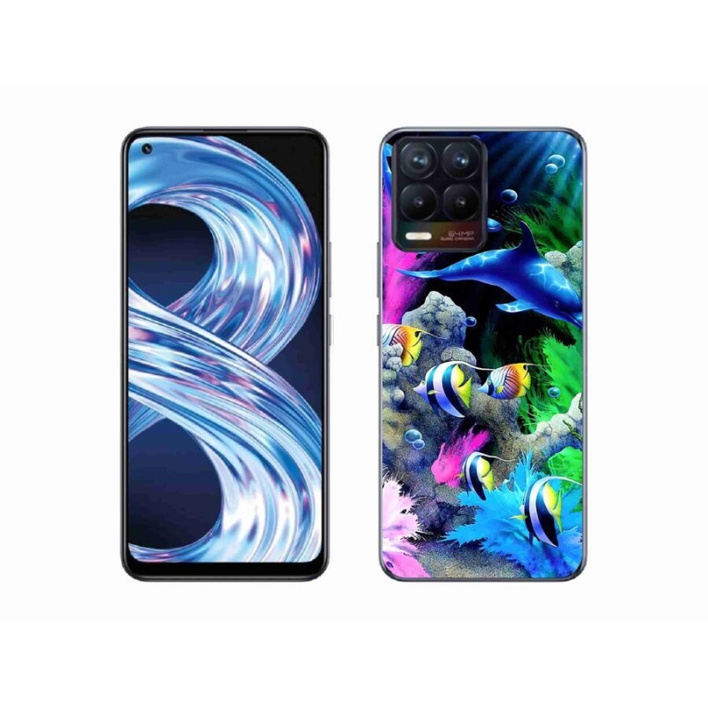 Gélový obal mmCase na mobil Realme 8 Pro - morský svet