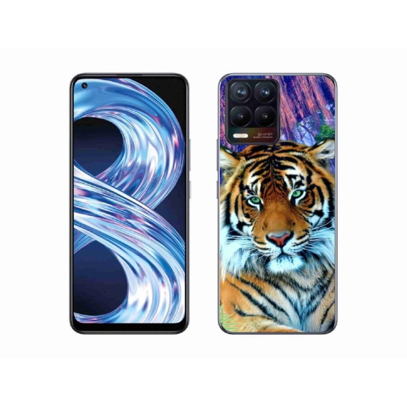 Gélový obal mmCase na mobil Realme 8 Pro - tiger