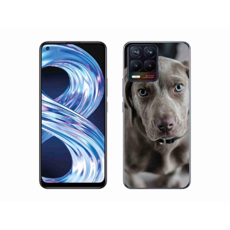 Gélový obal mmCase na mobil Realme 8 Pro - weimarský stavač