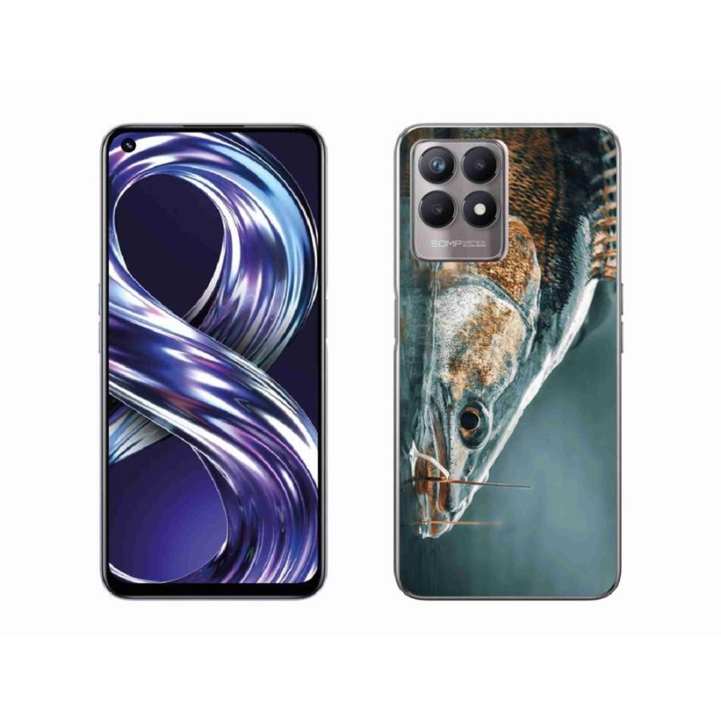 Gélový obal mmCase na mobil Realme 8i - zubáč