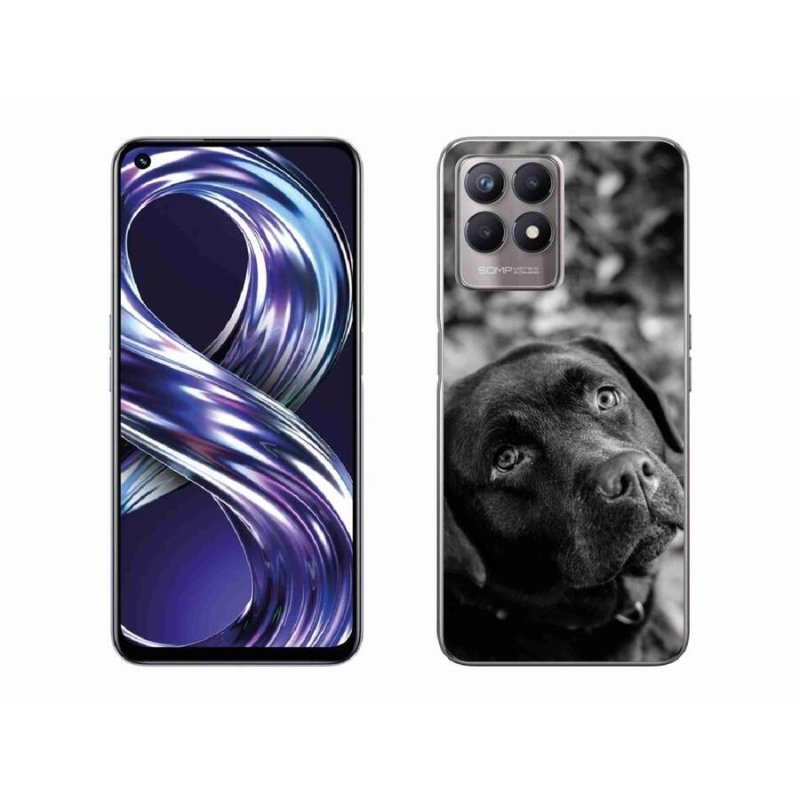 Gélový obal mmCase na mobil Realme 8i - labrador