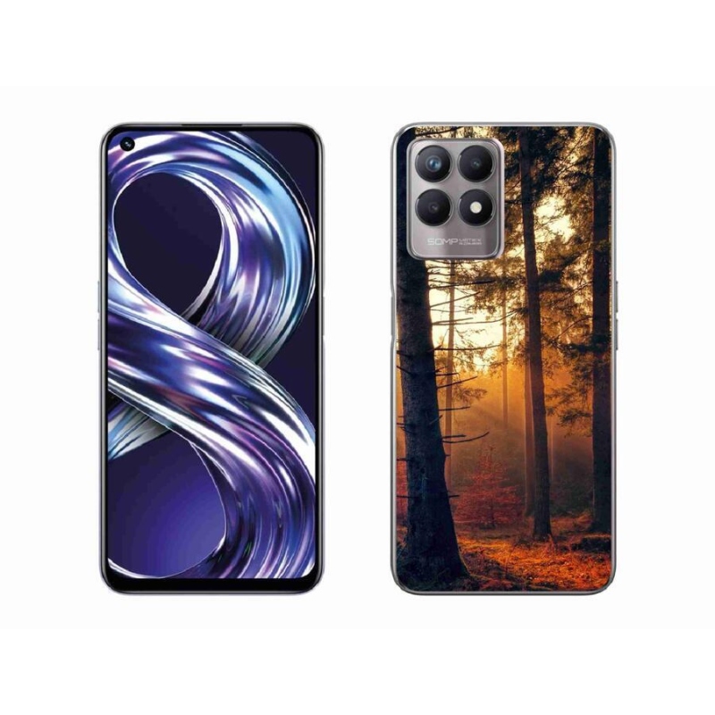 Gélový obal mmCase na mobil Realme 8i - les