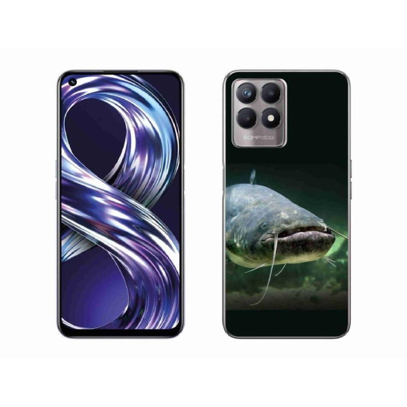 Gélový obal mmCase na mobil Realme 8i - sumec