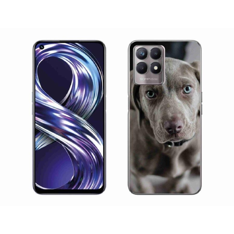 Gélový obal mmCase na mobil Realme 8i - weimarský stavač