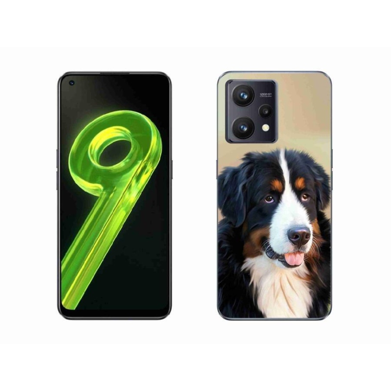 Gélový obal mmCase na mobil Realme 9 4G - bernský salašnícky pes