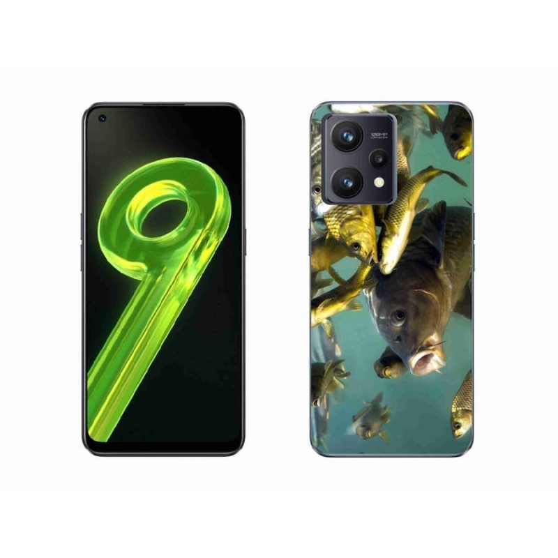 Gélový obal mmCase na mobil Realme 9 4G - kŕdeľ rýb