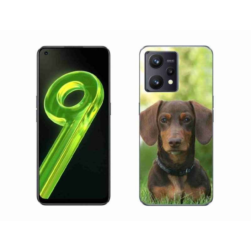 Gélový obal mmCase na mobil Realme 9 4G - hnedý jazvečík