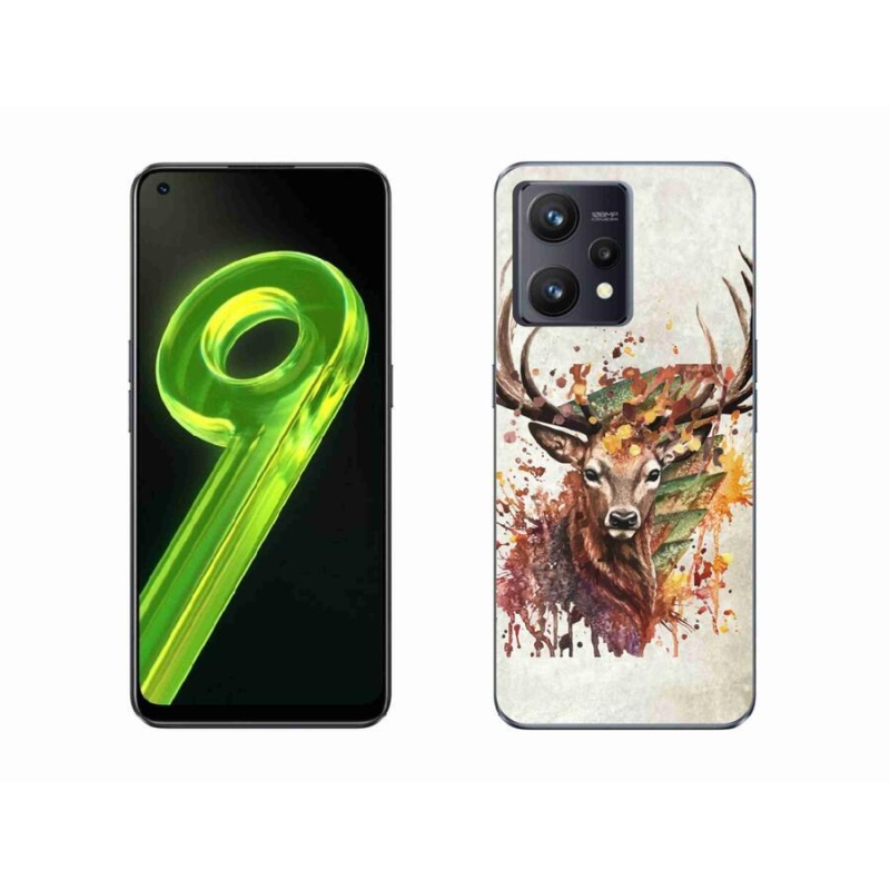 Gélový obal mmCase na mobil Realme 9 4G - jeleň 1