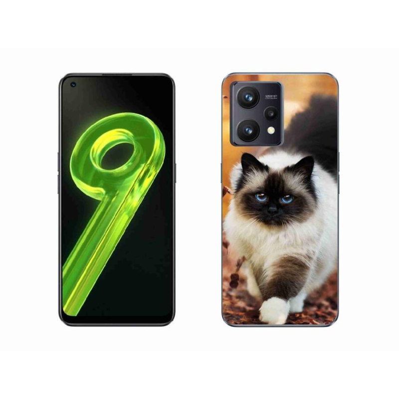 Gélový obal mmCase na mobil Realme 9 4G - mačka