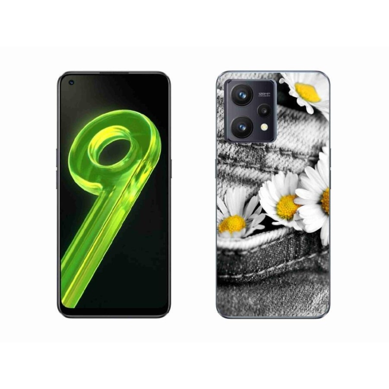 Gélový obal mmCase na mobil Realme 9 4G - margaréty