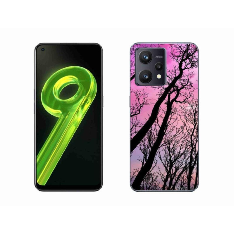 Gélový obal mmCase na mobil Realme 9 4G - opadané stromy