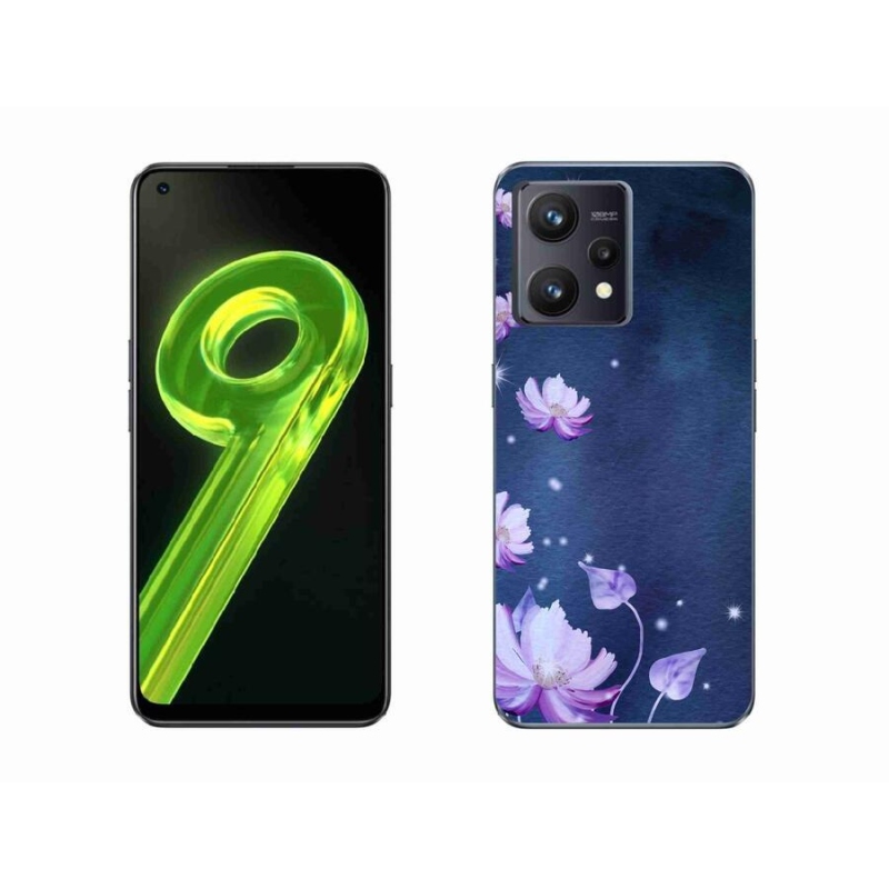 Gélový obal mmCase na mobil Realme 9 4G - padajúce kvety