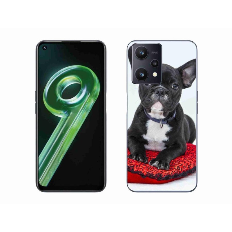 Gélový obal mmCase na mobil Realme 9 5G - buldog