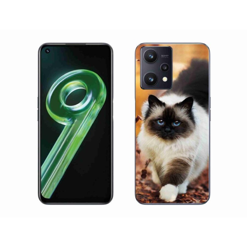 Gélový obal mmCase na mobil Realme 9 5G - mačka