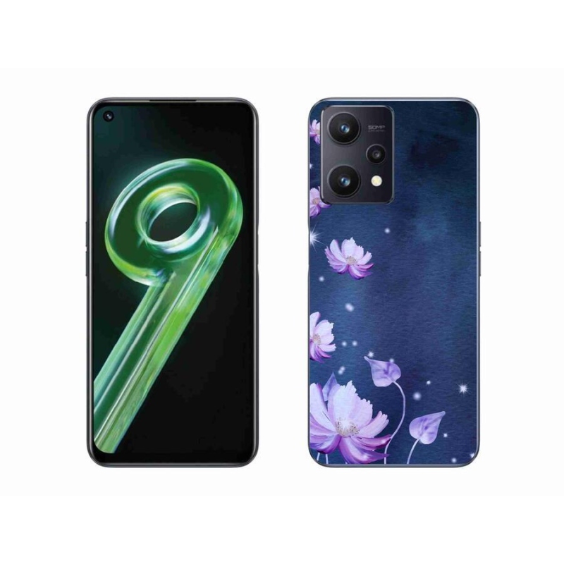 Gélový obal mmCase na mobil Realme 9 5G - padajúce kvety