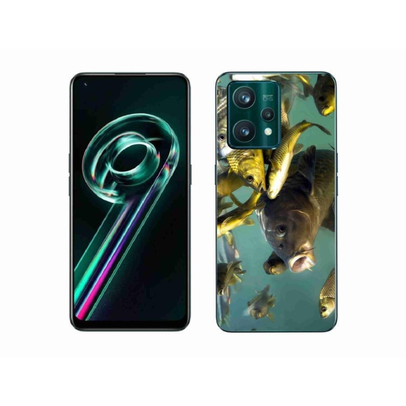 Gélový obal mmCase na mobil Realme 9 Pro+ 5G - kŕdeľ rýb