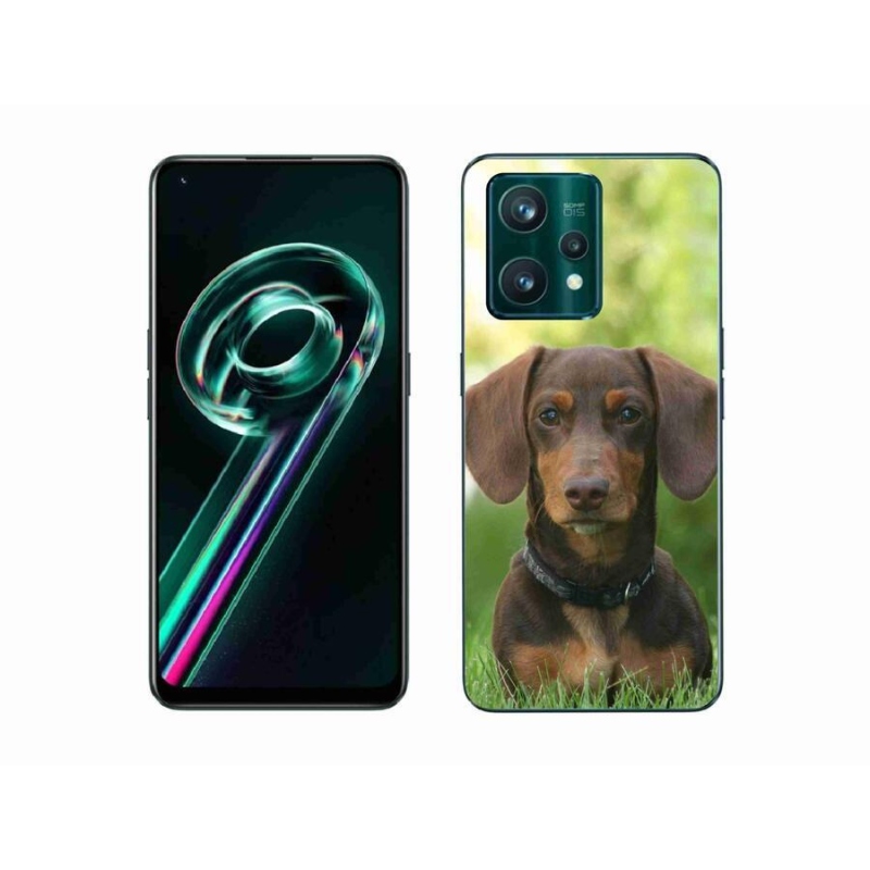 Gélový obal mmCase na mobil Realme 9 Pro+ 5G - hnedý jazvečík