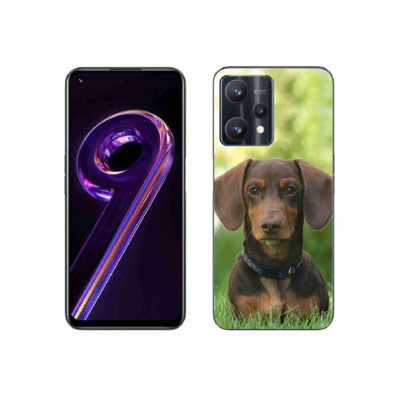 Gélový obal mmCase na mobil Realme 9 Pro 5G - hnedý jazvečík