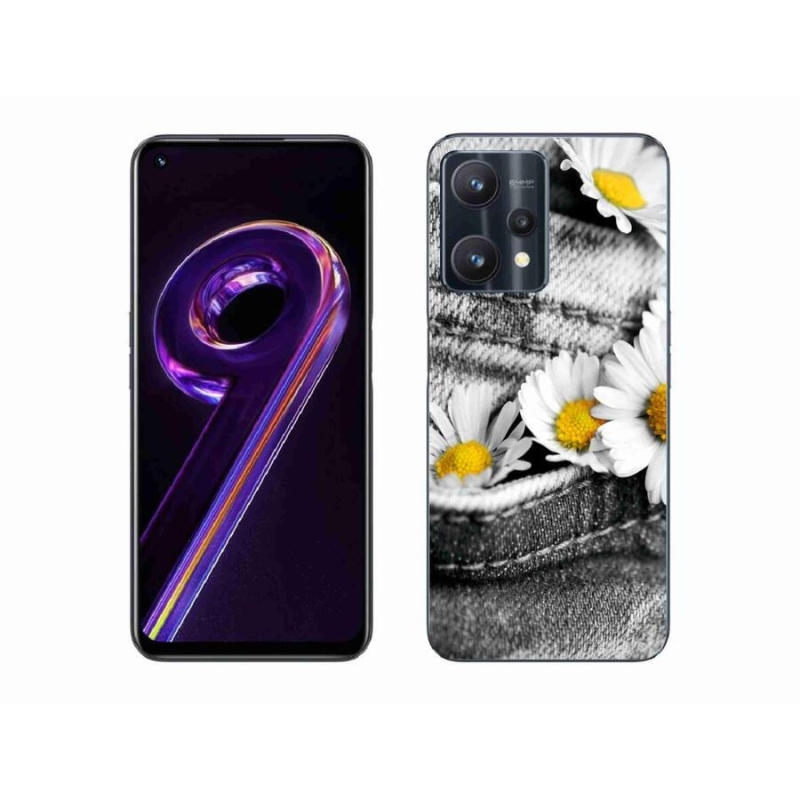 Gélový obal mmCase na mobil Realme 9 Pro 5G - margaréty