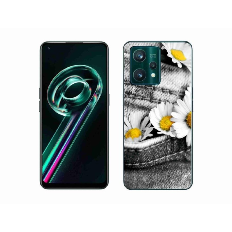 Gélový obal mmCase na mobil Realme 9 Pro+ 5G - margaréty