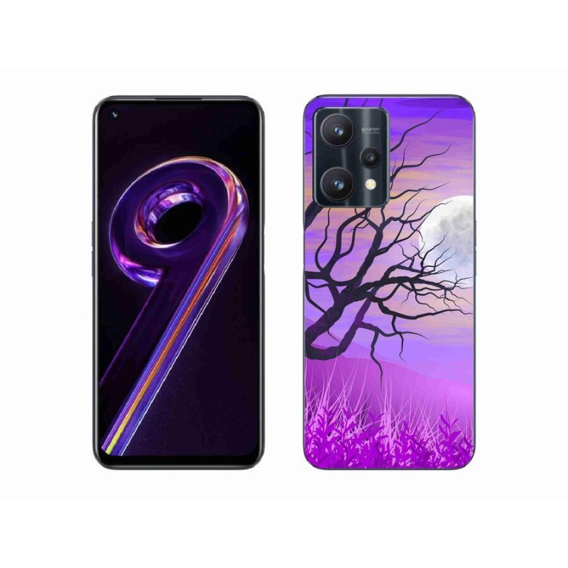 Gélový obal mmCase na mobil Realme 9 Pro 5G - kreslený spadaný strom