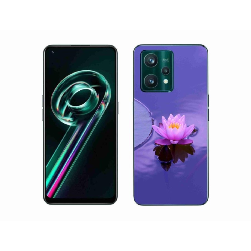 Gélový obal mmCase na mobil Realme 9 Pro+ 5G - kvet na hladine