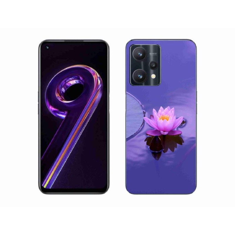 Gélový obal mmCase na mobil Realme 9 Pro 5G - kvet na hladine