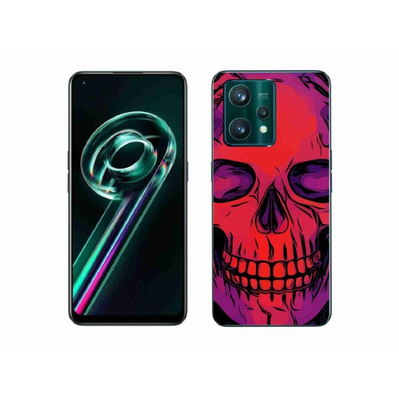 Gélový obal mmCase na mobil Realme 9 Pro+ 5G - lebka