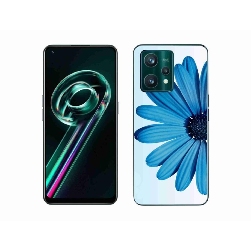 Gélový obal mmCase na mobil Realme 9 Pro+ 5G - modrá margaréta