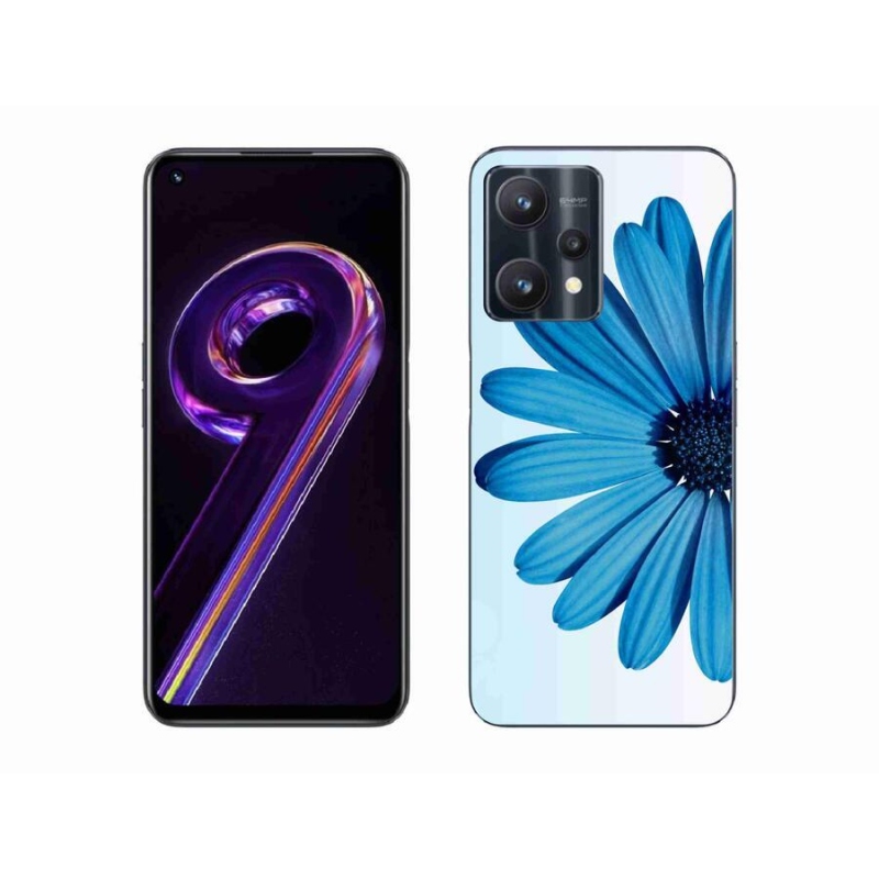 Gélový obal mmCase na mobil Realme 9 Pro 5G - modrá margaréta