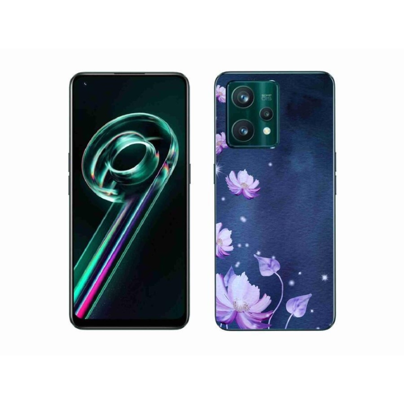 Gélový obal mmCase na mobil Realme 9 Pro+ 5G - padajúce kvety