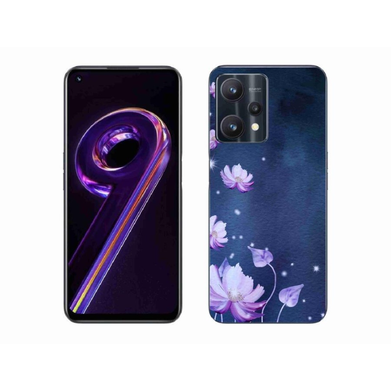 Gélový obal mmCase na mobil Realme 9 Pro 5G - padajúce kvety