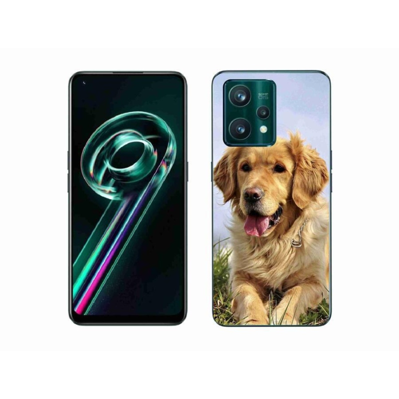 Gélový obal mmCase na mobil Realme 9 Pro+ 5G - zlatý retriever