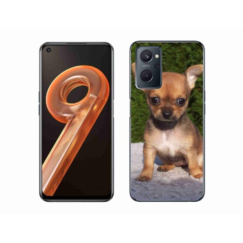 Gélový obal mmCase na mobil Realme 9i - čivava 3