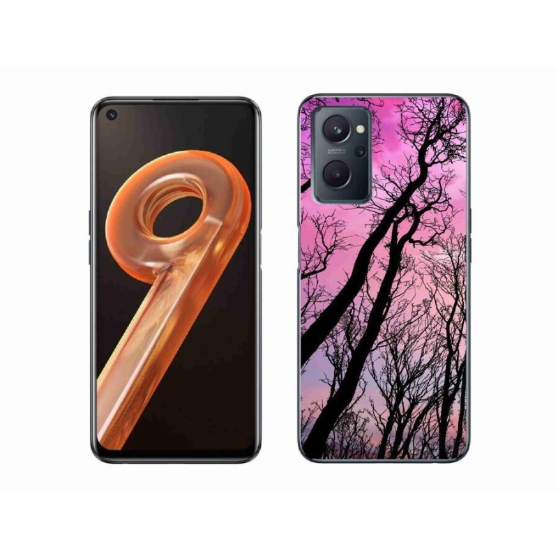 Gélový obal mmCase na mobil Realme 9i - opadané stromy