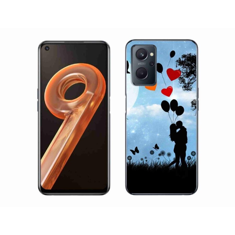 Gélový obal mmCase na mobil Realme 9i - zamilovaný pár