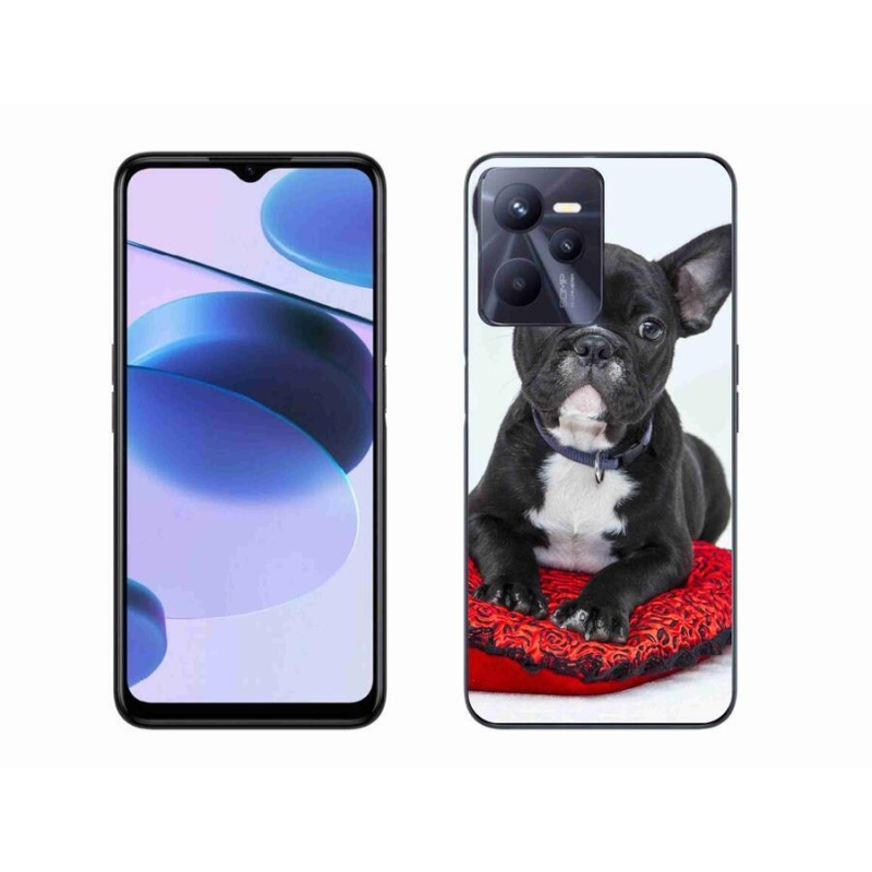 Gélový obal mmCase na mobil Realme C35 - buldog