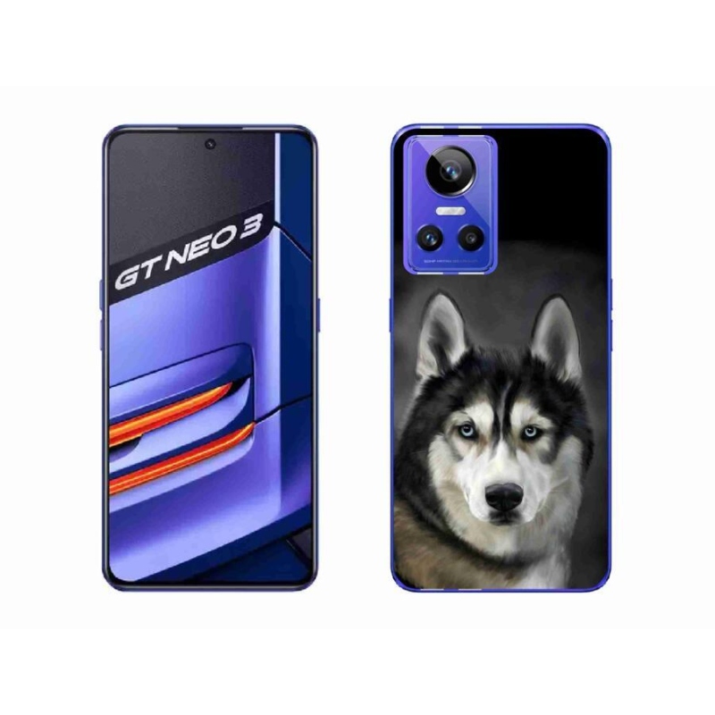 Gélový obal mmCase na mobil Realme GT Neo 3 - husky