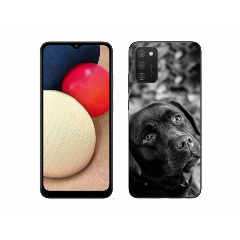 Gélový obal mmCase na mobil Samsung Galaxy A02s (164.2x75.9x9.1mm) - labrador