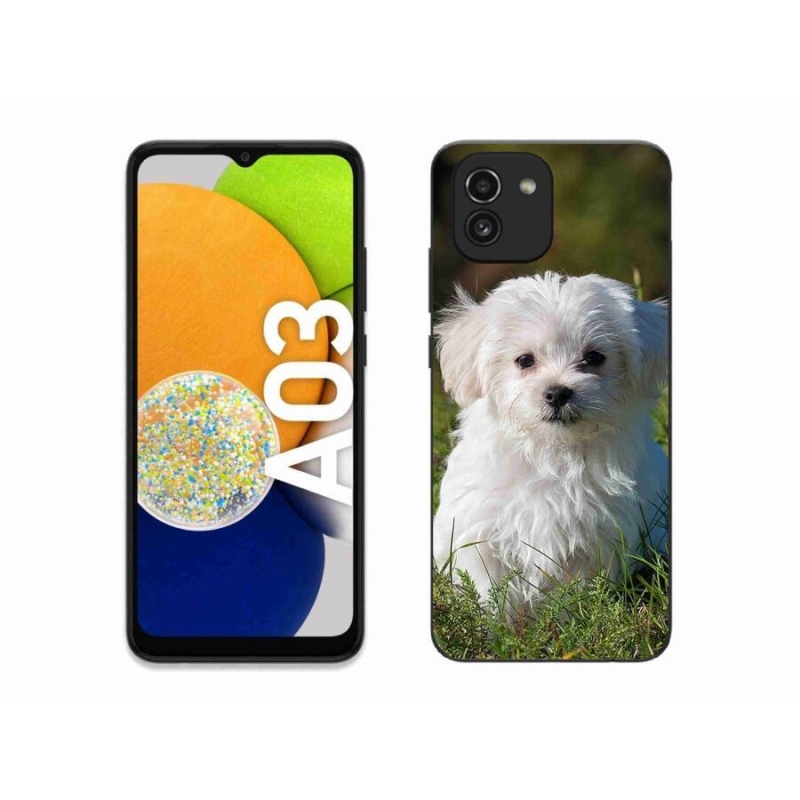 Gélový obal mmCase na mobil Samsung Galaxy A03 - bišónik