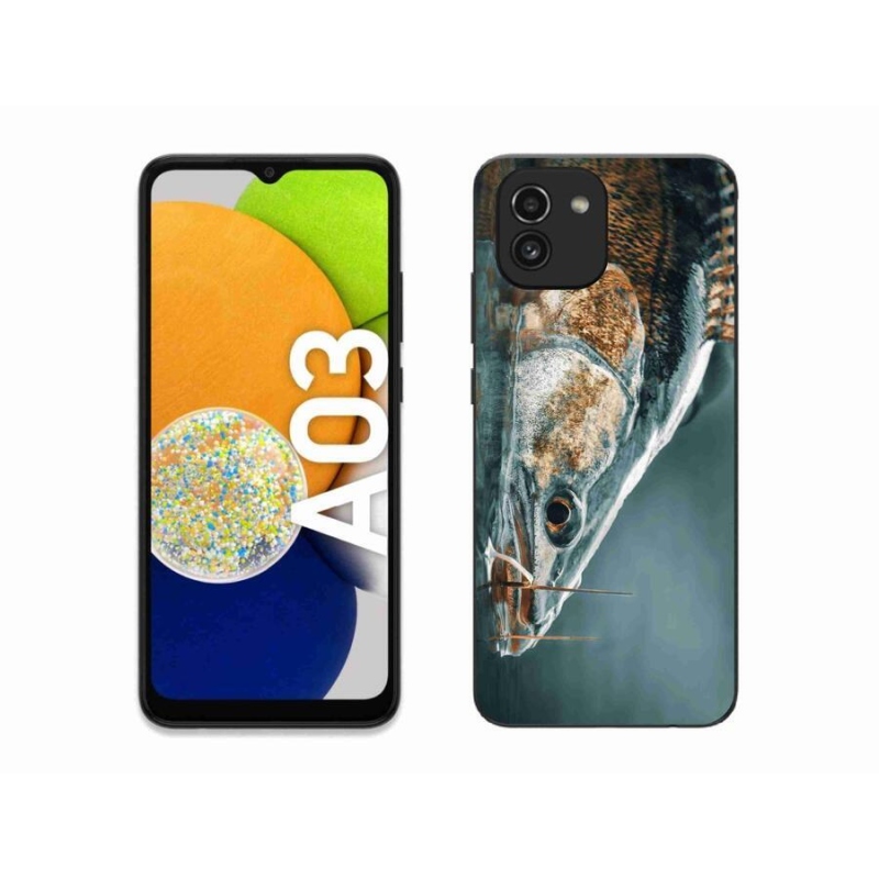 Gélový obal mmCase na mobil Samsung Galaxy A03 - zubáč