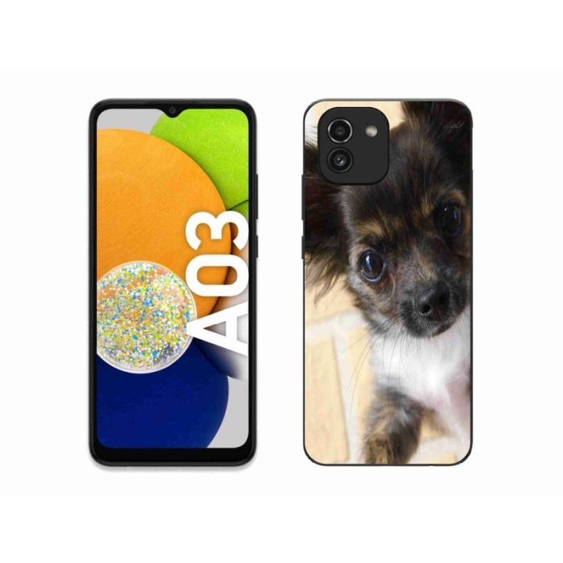 Gélový obal mmCase na mobil Samsung Galaxy A03 - čivava 2