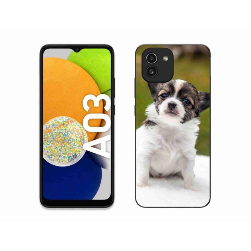 Gélový obal mmCase na mobil Samsung Galaxy A03 - čivava 4