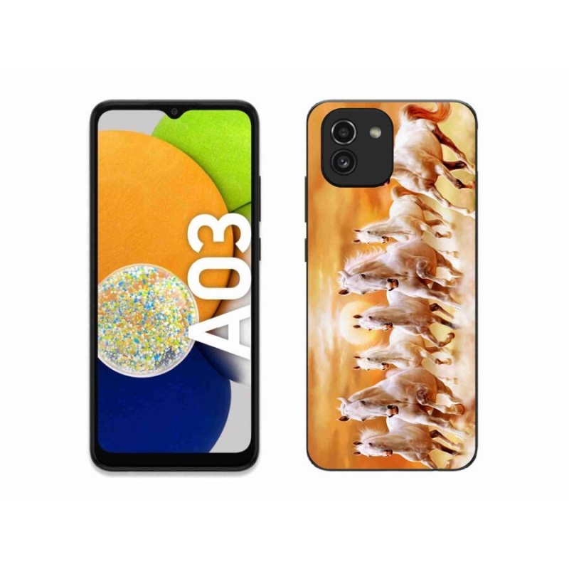 Gélový obal mmCase na mobil Samsung Galaxy A03 - kone 2