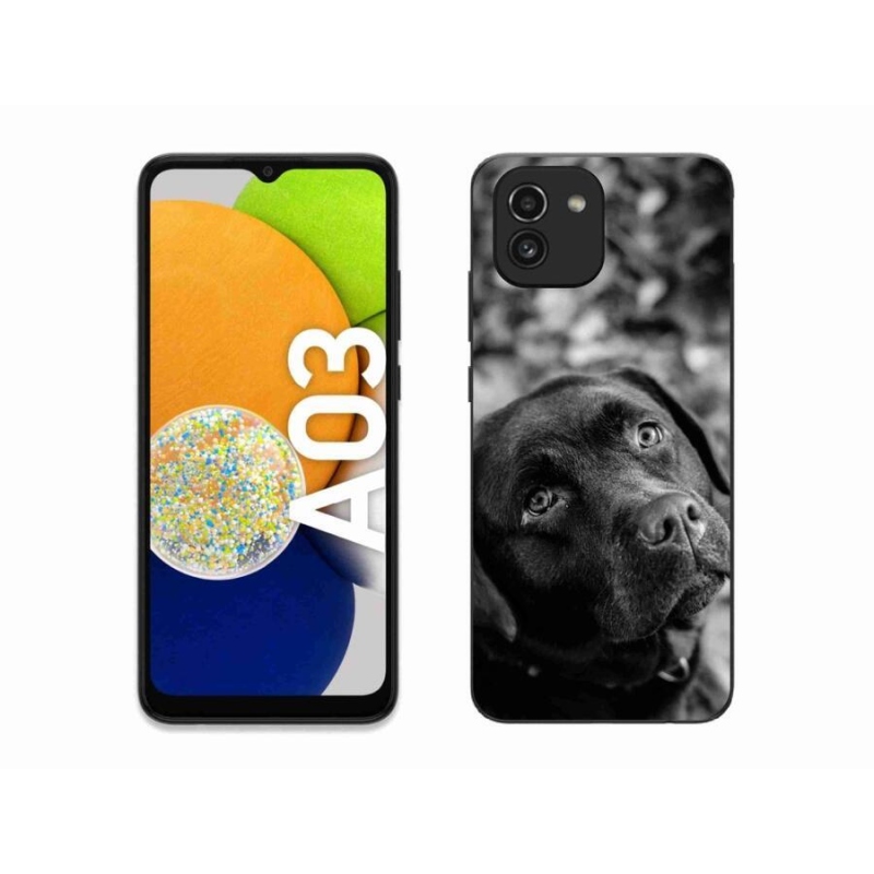 Gélový obal mmCase na mobil Samsung Galaxy A03 - labrador