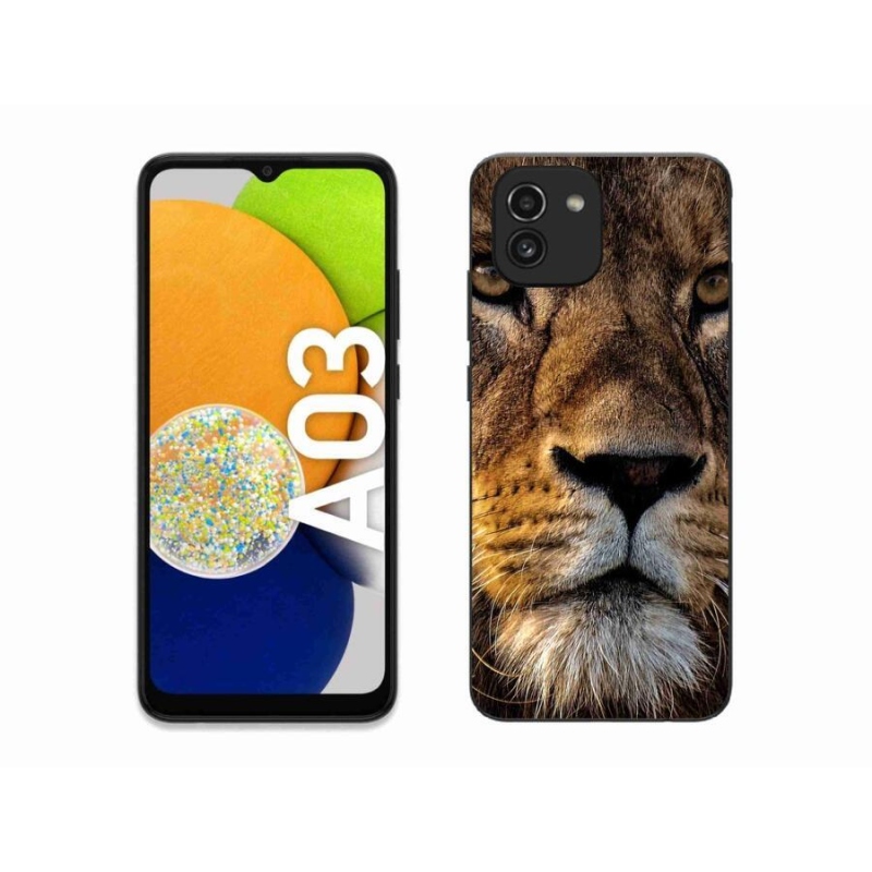 Gélový obal mmCase na mobil Samsung Galaxy A03 - lev